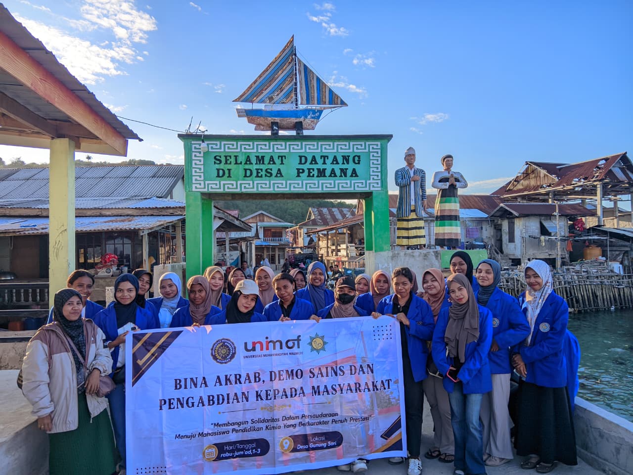Mahasiswa Pendidikan Kimia UNIMOF Wujudkan Kepedulian Sosial melalui Bina Akrab, Demo Sains, dan Pengabdian kepada Masyarakat